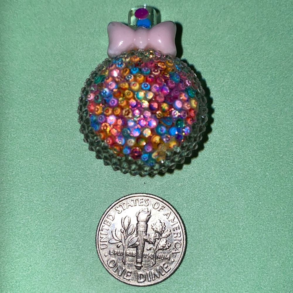 (10 for $15) Multicolor Sparkly Christmas Tree Decoration Acrylic Crocs Charms